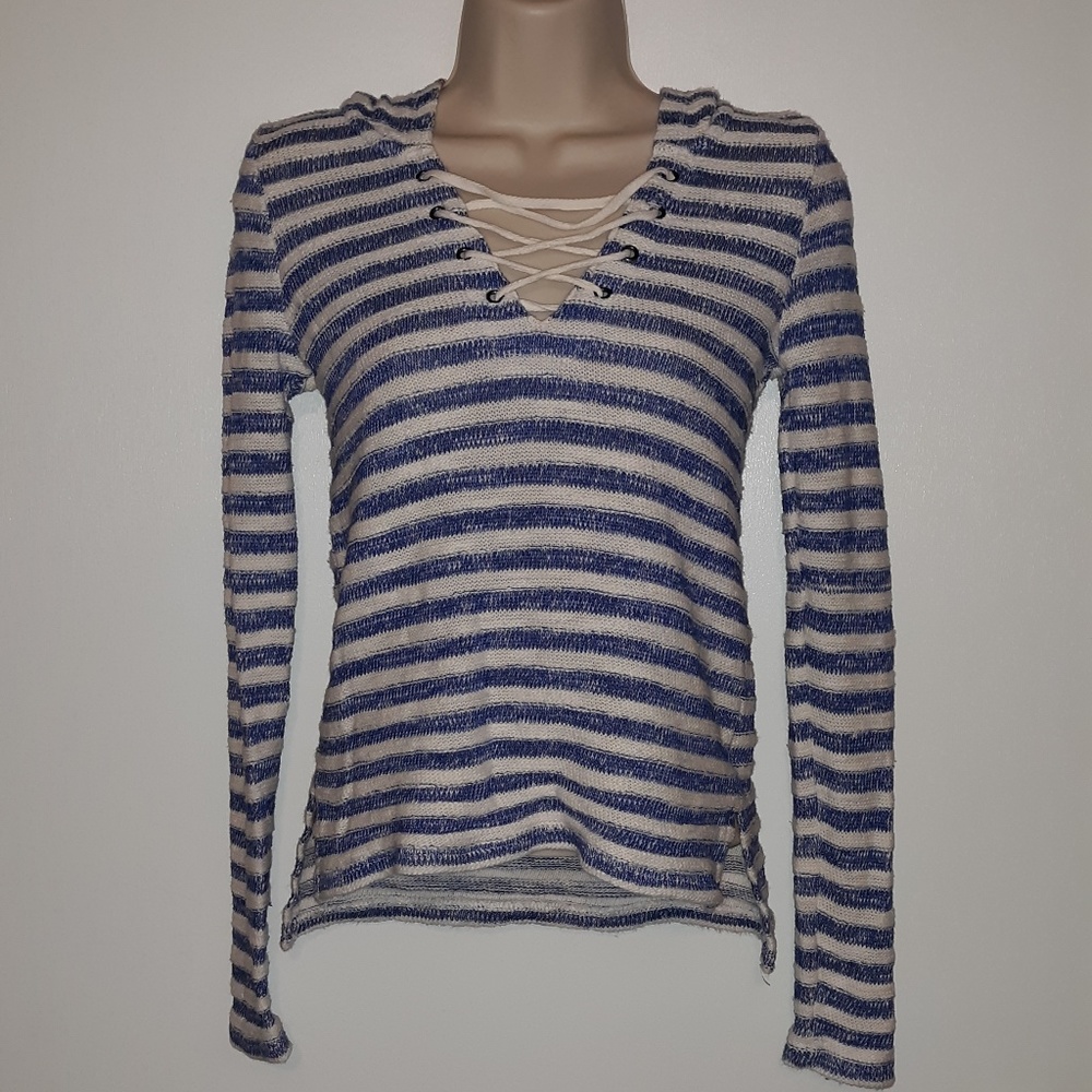 Freshman 1996 Hooded Lace Up Sweater